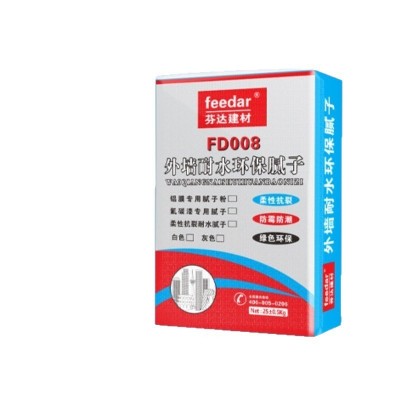 厂家直供外墙耐水腻子白色外墙柔性细腻子灰色外墙柔韧细腻子图5