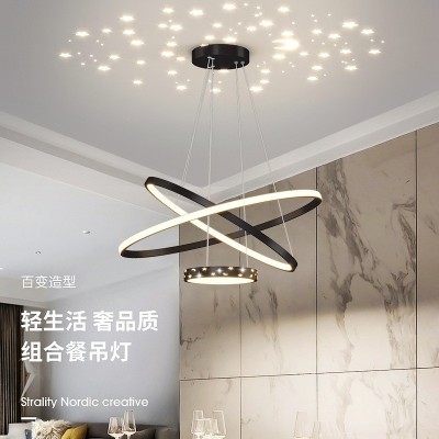 客厅灯北欧吊灯简约现代灯具家用餐厅灯卧室灯2024年新款网红灯饰图3