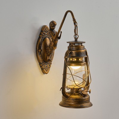 中式仿古马灯煤油灯墙壁灯走廊装饰复古酒店壁灯创意个性复古灯具图3