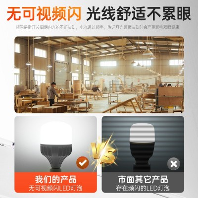 超亮led大功率灯泡压铸铝e27螺口球泡灯防潮工程高富帅铝材照明灯图4