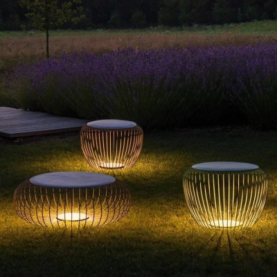 户外防水庭院太阳能草坪灯花园景观灯别墅草地灯室外灯艺术笼子灯图4