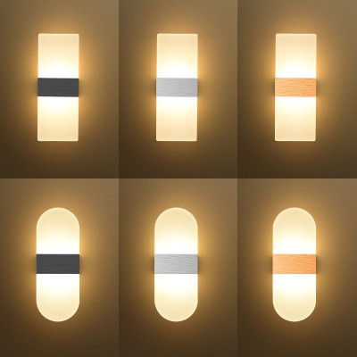 壁灯卧室LED床头灯现代简约客厅背景墙创意北欧设计师壁灯图2