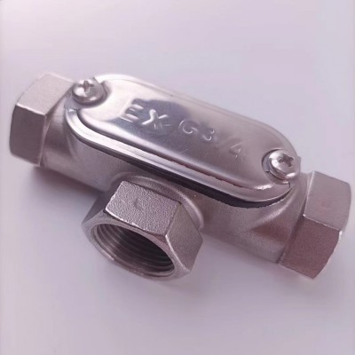 增鑫 铸铝防爆穿线盒厂家 炼油厂可用 使用方便 G2-1/2 G3 双外图3