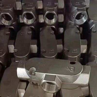 增鑫 铸铝防爆穿线盒厂家 炼油厂可用 使用方便 G2-1/2 G3 双外图2