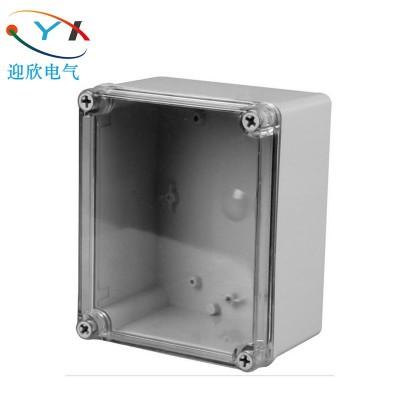 厂家供应170*140*95mm透明上盖防水接线盒监控电源密封盒 分线盒