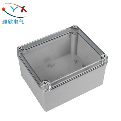 厂家供应170*140*95mm透明上盖防水接线盒监控电源密封盒 分线盒图2