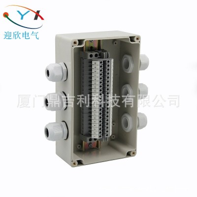 户外防水接线盒带端子防雨分线盒电缆穿线盒监控电源盒塑料接线盒图3