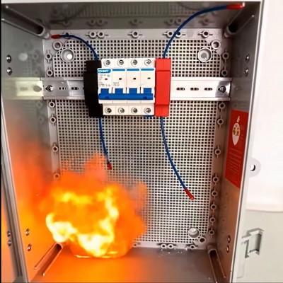 自动感应配电箱灭火贴导轨卡扣配电柜热气溶胶高温自启动图4