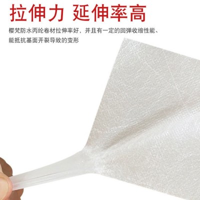 丙纶防水卷材聚乙烯高分子涤纶布屋顶用丙纶布卫生间防水布材料图2