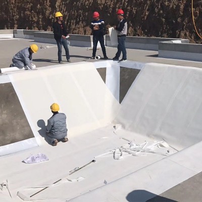 聚氯乙烯PVC防水卷材 pvc 耐根穿刺 加筋PVC高分子高铁专用图3