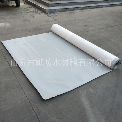 高分子卷材 建筑屋顶钢结构加筋带布内增强聚氯乙烯PVC防水卷材图2