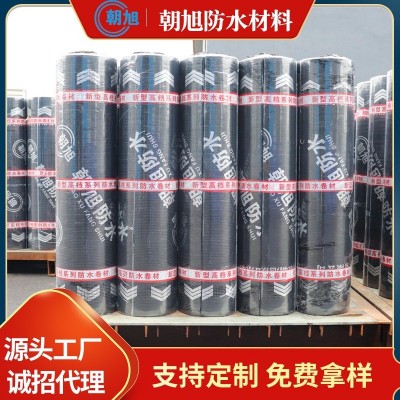 新型SBS防水卷材国标沥青卷材3mm4mm聚酯胎热熔火烤平方屋顶楼顶