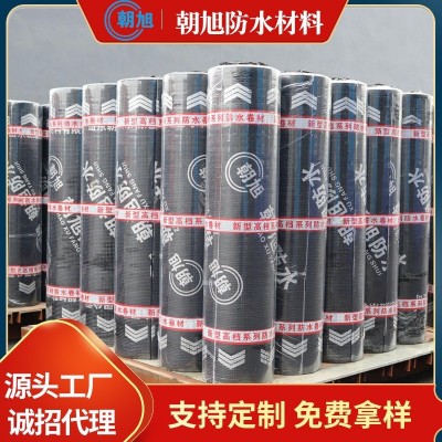 新型SBS防水卷材国标沥青卷材3mm4mm聚酯胎热熔火烤平方屋顶楼顶图2
