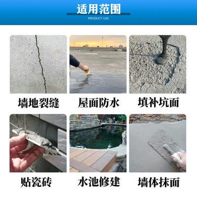 山东济南外墙卫生间屋顶修补找平防水砂浆 聚合物水泥防水砂浆图3