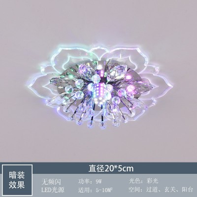 跨境直供家用嵌入式水晶灯走廊灯现代简约客厅灯吸顶灯过道灯家居
