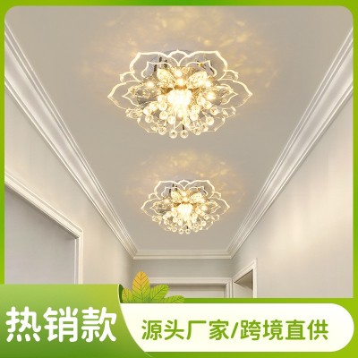 跨境直供家用嵌入式水晶灯走廊灯现代简约客厅灯吸顶灯过道灯家居图2