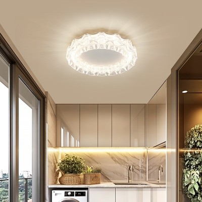 跨境直供 现代走廊灯过道灯入户玄关灯阳台灯灯亚克力led吸顶灯具图3