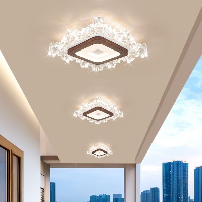 跨境直供过道灯现代简约复古阳台走廊灯中古风衣帽间玄关吸顶灯具图3