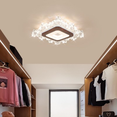 跨境直供过道灯现代简约复古阳台走廊灯中古风衣帽间玄关吸顶灯具图2