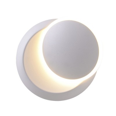 北欧月食壁灯简约创意可旋转卧室床头灯网红ins客厅过道楼梯间灯图4