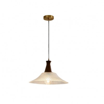 中古风餐厅吊灯法式三头咖啡厅餐桌吧台灯美式复古氛围感玻璃灯具图4