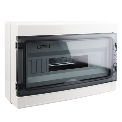 户外HA-18回路防水塑料配电箱明装防雨空开盒家用室外防水开关盒图2