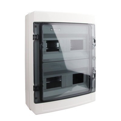 HA-24位防水开关盒户外塑料防雨配电箱室外回路空开防尘明装24P图2