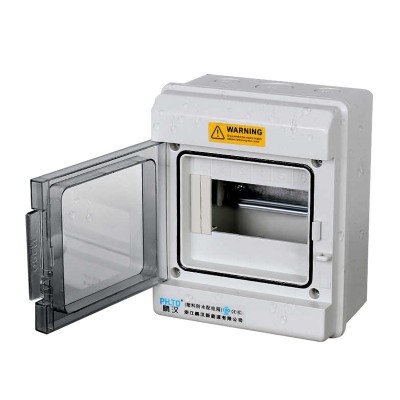 高端阻燃防水塑料配电箱空气开关盒漏保回路充电桩光伏汇流箱照明图3