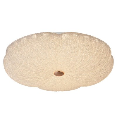 卧室吸顶灯轻奢水晶砂房间灯温馨简约2025新款家用奶油风护眼灯具图4