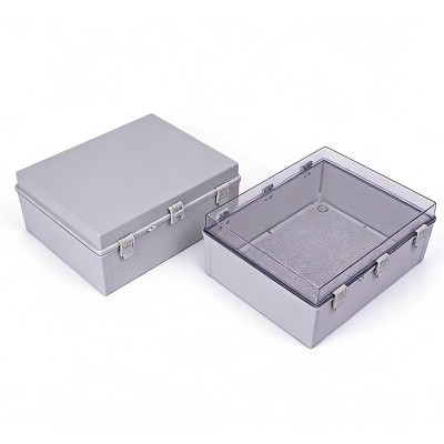 青华易科户外防水塑料配电箱控制电表箱卡扣基业箱搭扣箱电气盒图5