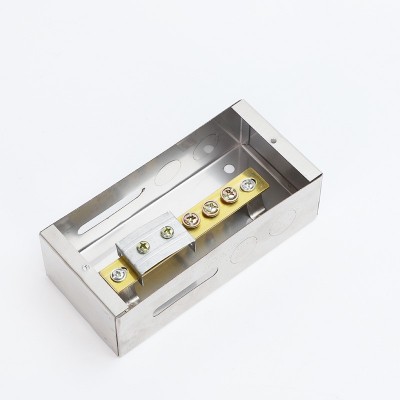 定制不锈钢小型明装等电位盒TD28等电位链接端子箱配电箱现货批发图3