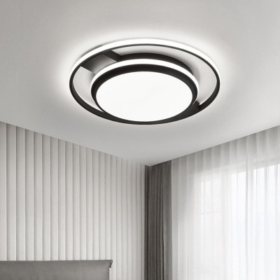 客厅灯大灯2026新款简约大气长方形中山灯具led吸顶灯卧室灯现代图3