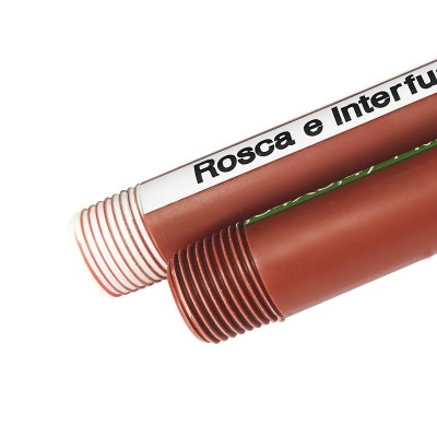 PPH红色螺纹管配件管件IPS管红棕色螺纹管材水管排水用厂家批发图5