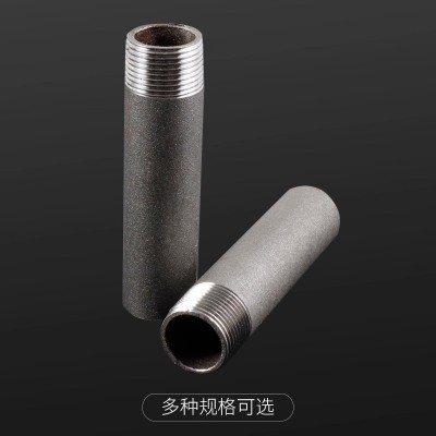 镀锌碳钢焊接单头丝镀锌单头碳钢管外丝dn15 20厂家直销支持定制图2