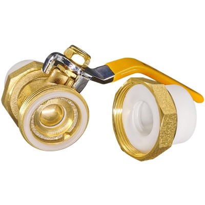 批发双头PPR全铜双活接热熔球阀 ppr自来水阀门dn25铜球活接阀门图5