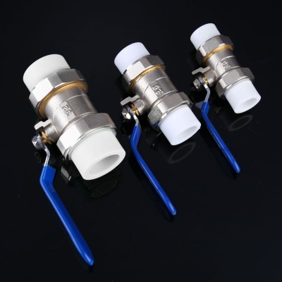 批发双头PPR全铜双活接热熔球阀 ppr自来水阀门dn25铜球活接阀门图4