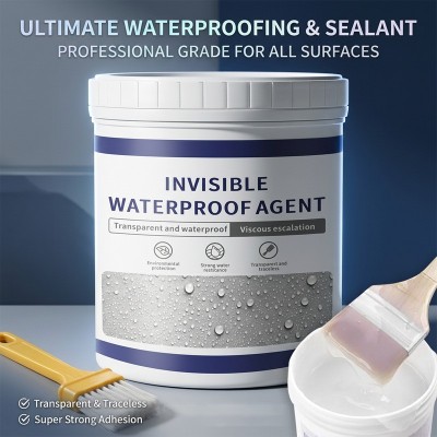 外贸定制透明防水胶墙面地砖屋顶窗台房车船舶防水涂料免砸砖补漏
