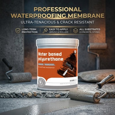 水性聚氨酯防水涂料外墙屋顶防水补漏胶耐晒抗冻耐候性防霉防水胶