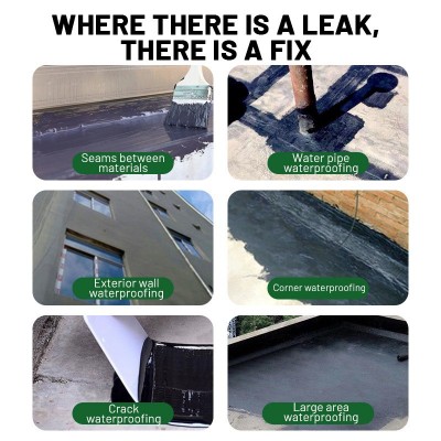 水性聚氨酯防水涂料外墙屋顶防水补漏胶耐晒抗冻耐候性防霉防水胶图4