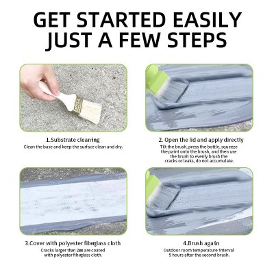 水性聚氨酯防水涂料外墙屋顶防水补漏胶耐晒抗冻耐候性防霉防水胶图3