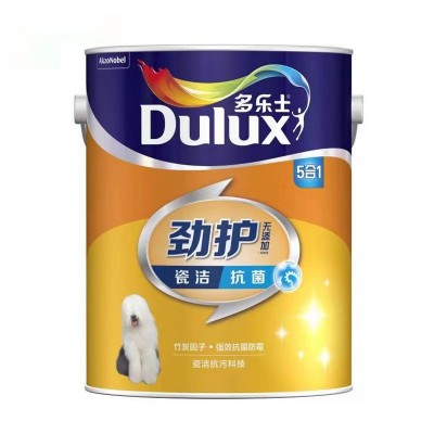 多乐士乳胶漆劲护无添加竹炭瓷洁防霉内墙漆墙面漆水性漆批发18L图5