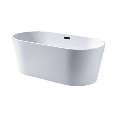 酒店公寓批发一体式无缝浴缸新式贵妃椭圆家用民宿亚克力浴盆厂家图5