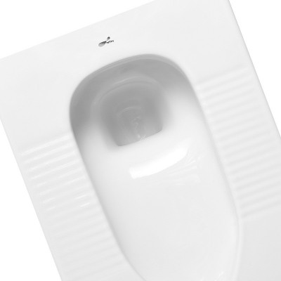 厂家批发厕所蹲便器卫生间蹲便池陶瓷蹲坑式工程公共侧改造大便池图2