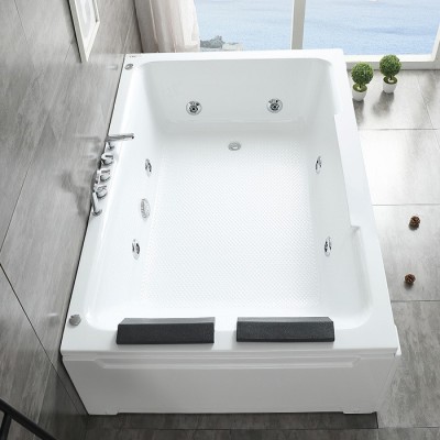 亚克力双人情侣浴缸家用成人冲浪按摩恒温大浴盆一件代发保温图2