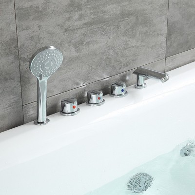 亚克力双人情侣浴缸家用成人冲浪按摩恒温大浴盆一件代发保温图3