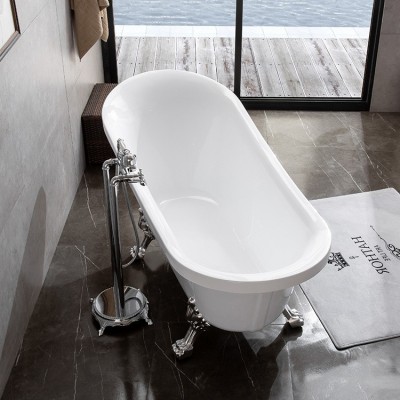 工厂直销批发家用欧式贵妃浴缸亚克力独立式保温浴盆古典贵妃缸图4