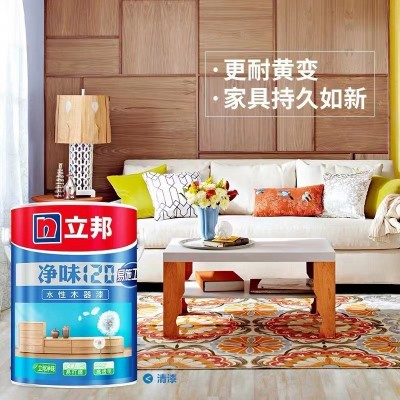 立邦净味120通用型水性木器漆 家具翻新环保油漆清漆白漆图4