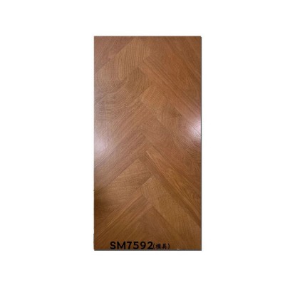 精雕木纹砖全瓷750x1500奶油风客厅卧室地板砖原木广东瓷砖图5