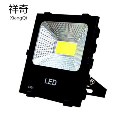 LED投光灯户外防水投射灯200瓦大功率COB探照灯5054黑金刚投光灯