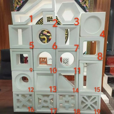 工厂水泥空心砖网红室内外装饰背景墙砖隔断墙单双面空心水泥砖